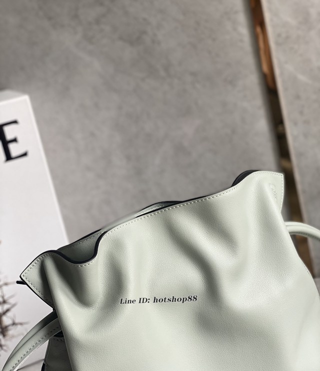 Loewe專櫃2022新款小牛皮肩背女包 羅意威Flamenco clutch系列升級版福袋大號 10856 lyw1014